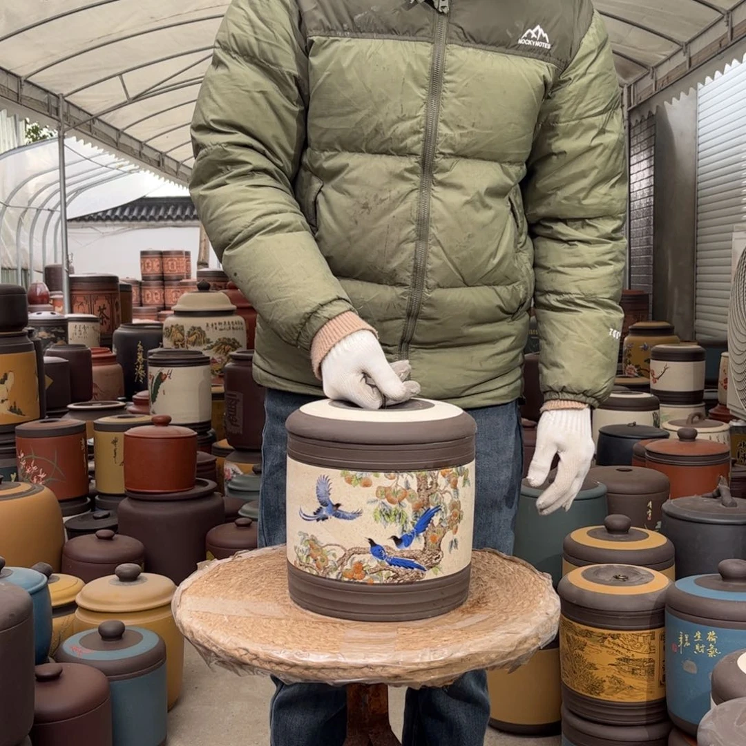 紫砂茶叶罐7 饼茶叶罐