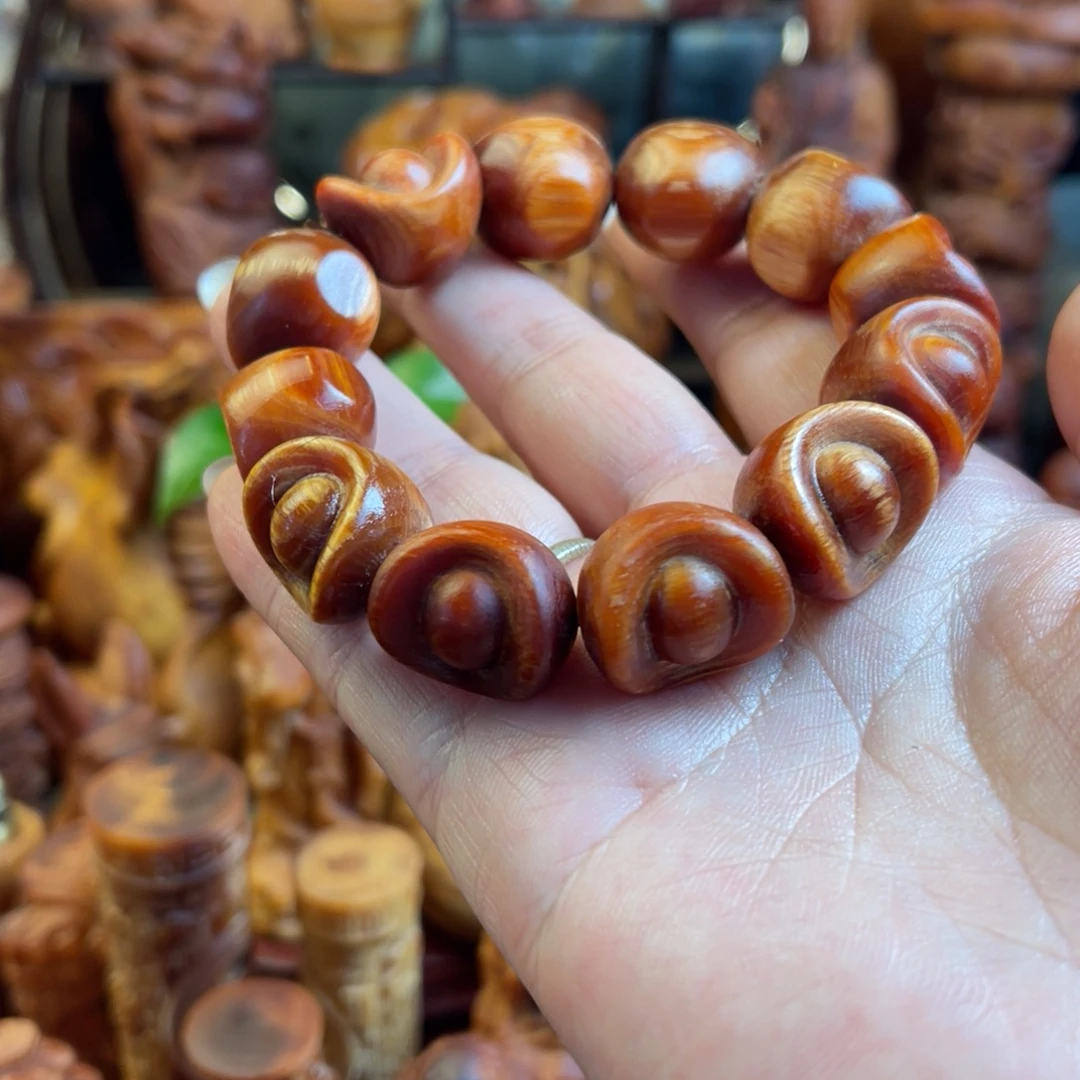 松木（琥珀木）其他元宝手串