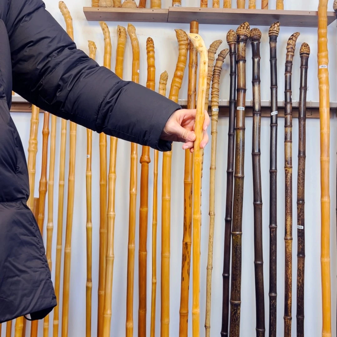 1699玉竹杖登山杖手持