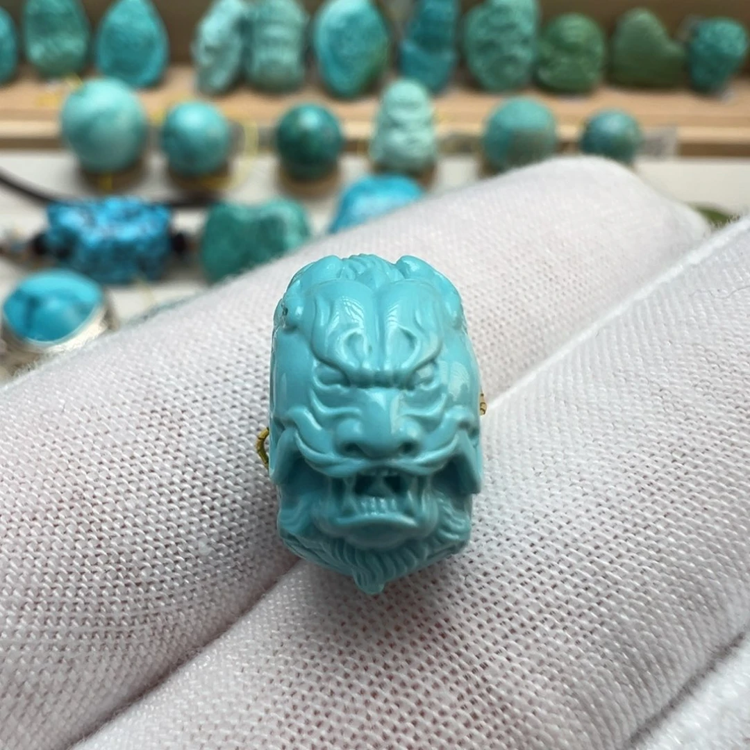 绿松石未镶嵌配饰14.7*9