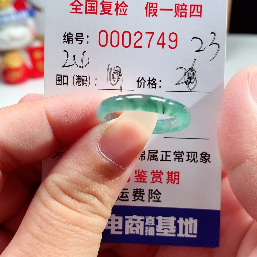 未镶嵌戒指翡翠2749