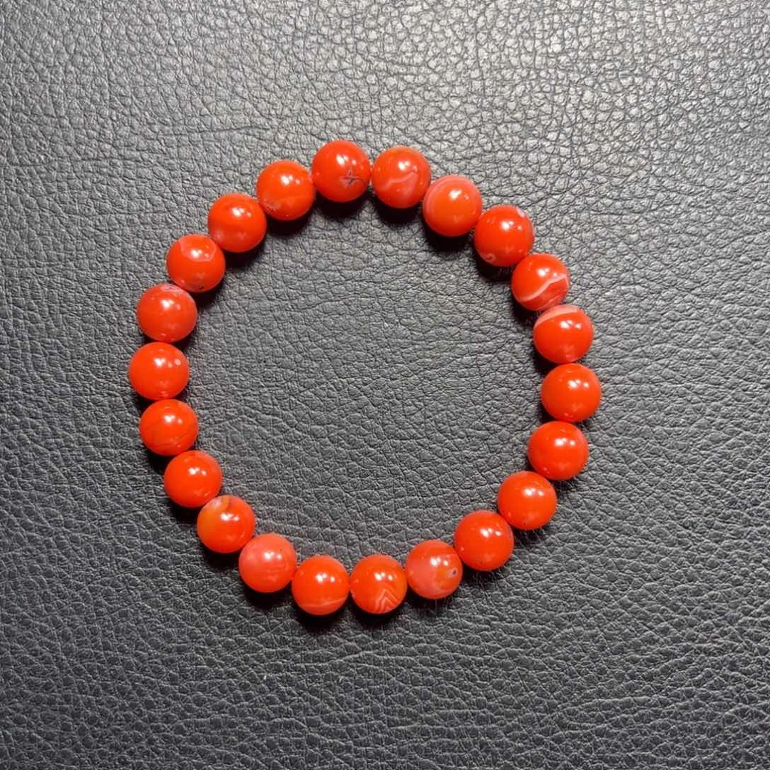 南红玛瑙未镶嵌8➕单圈（特价不支持退换）