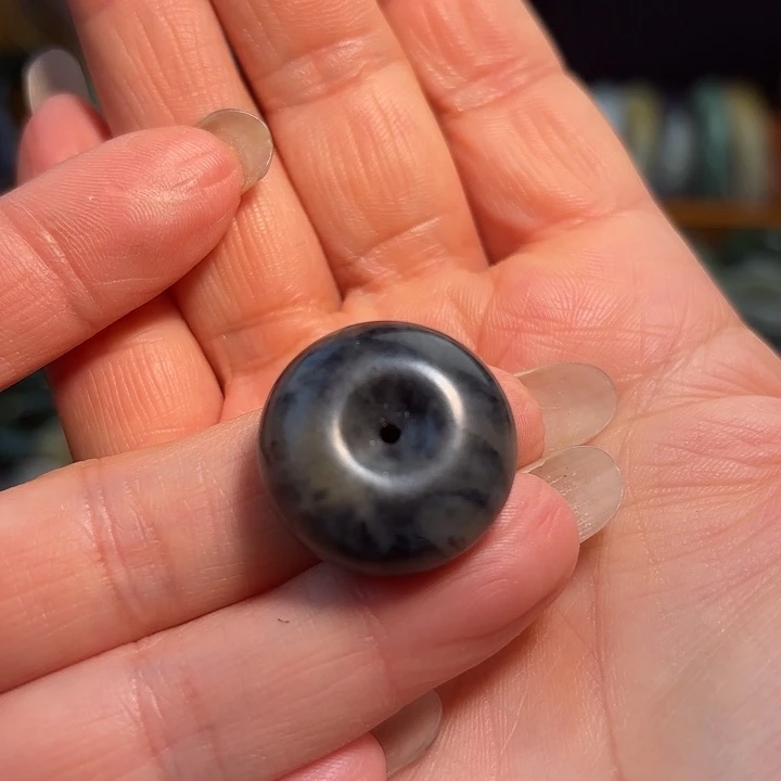 和田玉（墨玉）未镶嵌吊坠(赠链)