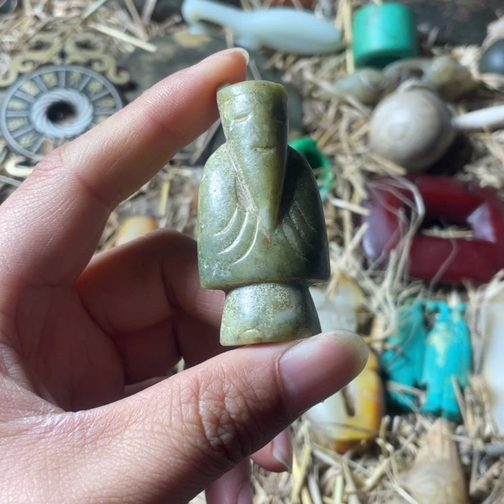 和田玉未镶嵌吊坠(不含链)