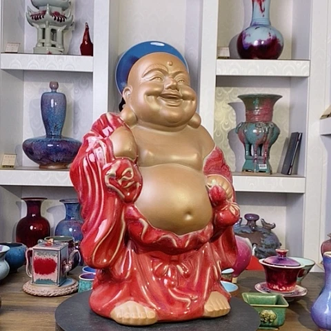 摆件禹州神后钧瓷原产地~