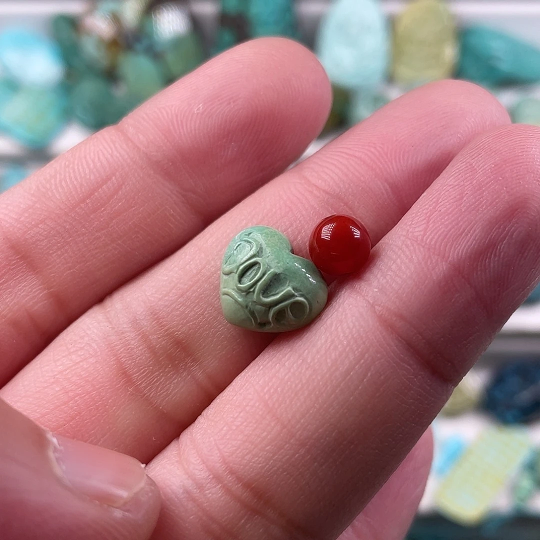 南红玛瑙未镶嵌颈饰