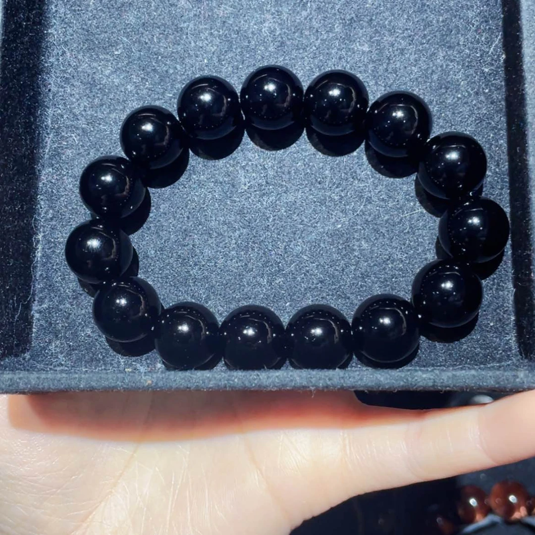 【闪购商品】黑曜岩手链未镶嵌津****子