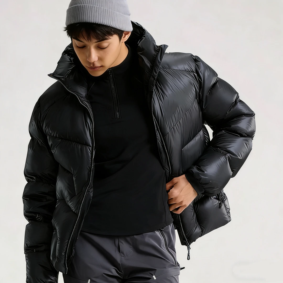 白鹅绒羽绒服户外登山徒步羽绒衣xh11