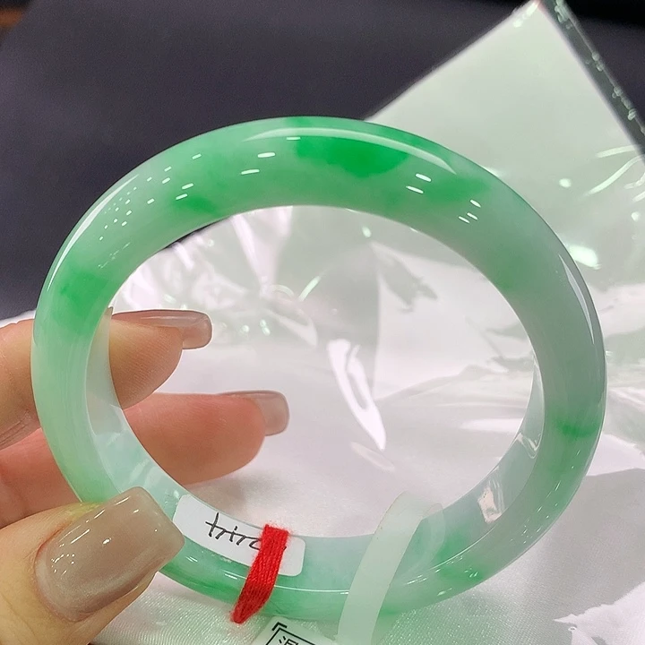 未镶嵌手镯翡翠正圈57