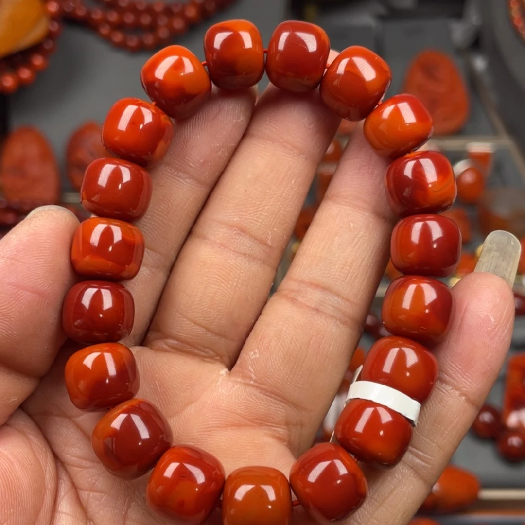 【闪购商品】南红玛瑙珠宝奇石未镶嵌单圈12