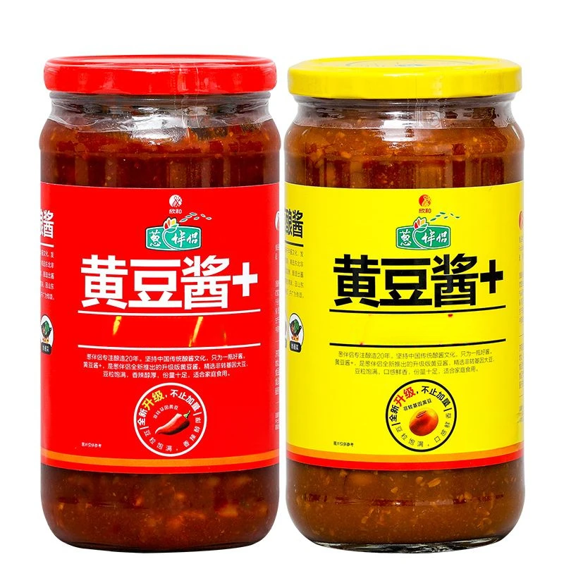 欣和 葱伴侣黄豆酱 炒菜凉拌蘸酱 味道可口瓶黄豆酱正品厂家直发
