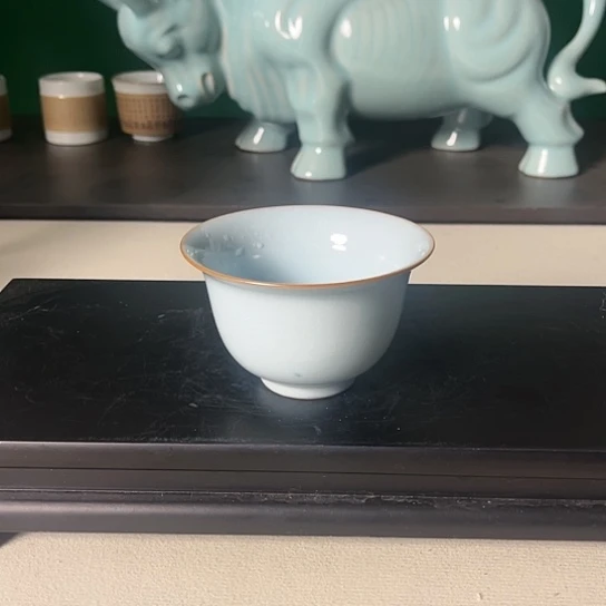 青焱汝瓷天青大压手微瑕