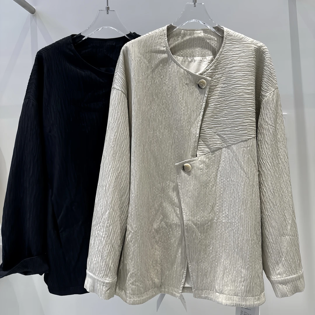 秋季百搭纯色外套 8036