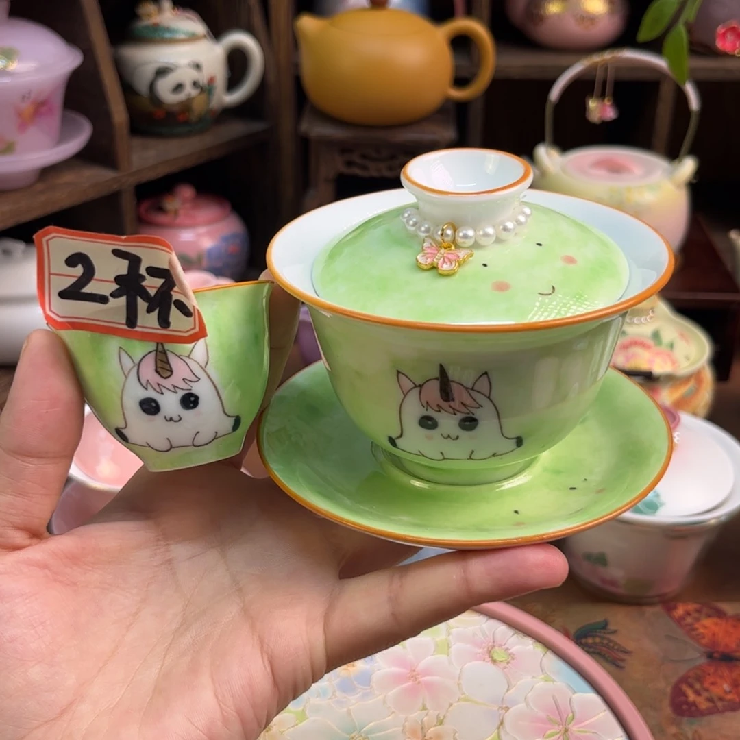 盖碗陶瓷艺术家的作品