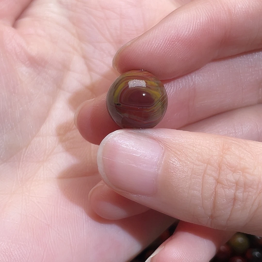 金***爷南红玛瑙未镶嵌圆珠