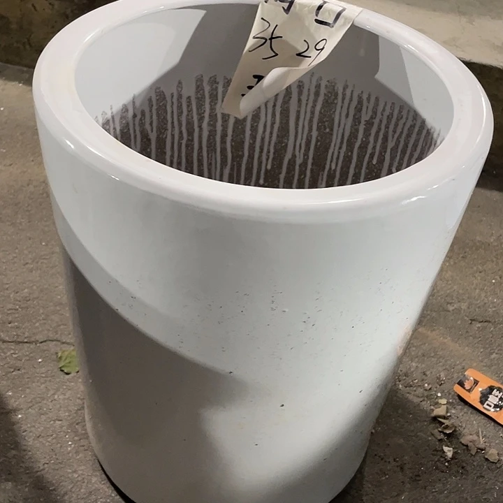 陶瓷材料白直筒大号