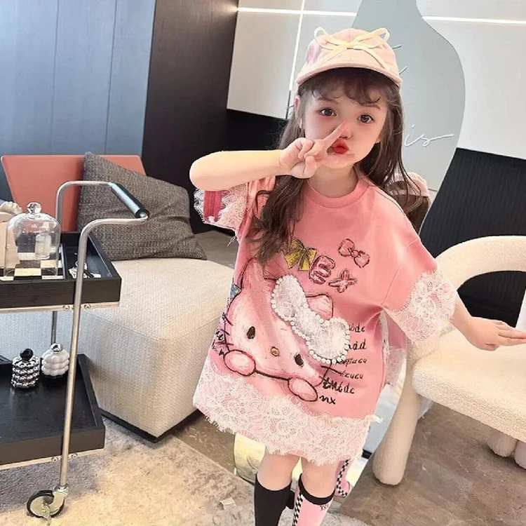 夏季薄款公主裙女童纯棉连衣裙碎花夏装背心裙休闲学院风【今日推