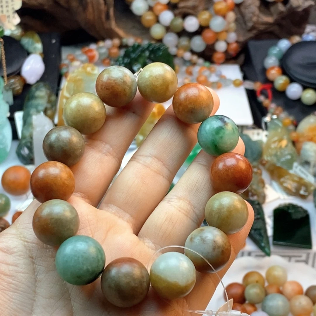 未镶嵌手串翡翠王*卡15