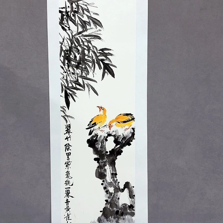 国画亲笔手绘放心去藏