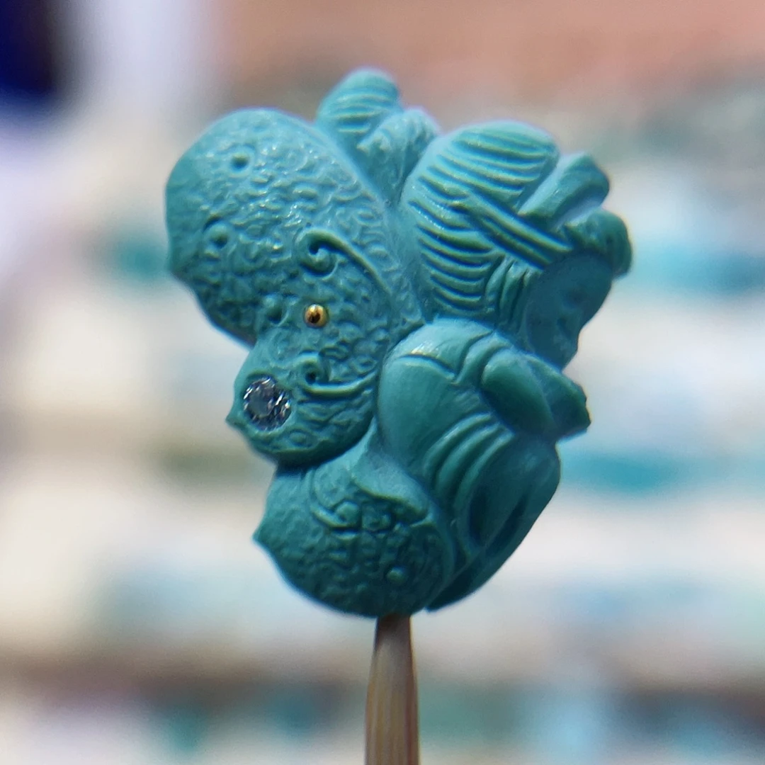 绿松石珠宝奇石未镶嵌