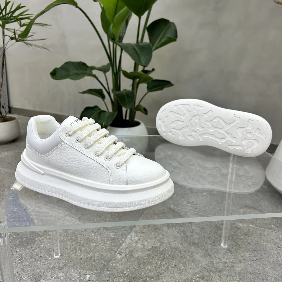 2025新款潮流增高厚底秋季透气时尚百搭休闲男鞋运动鞋低帮小白鞋
