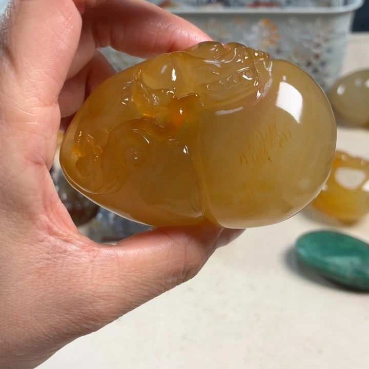 玛瑙/玉髓未镶嵌吊坠(不含链)