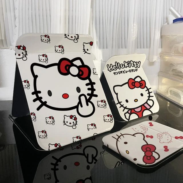 hellokitty凯蒂猫折叠化妆镜随身携带小镜子镜子学生宿舍专用
