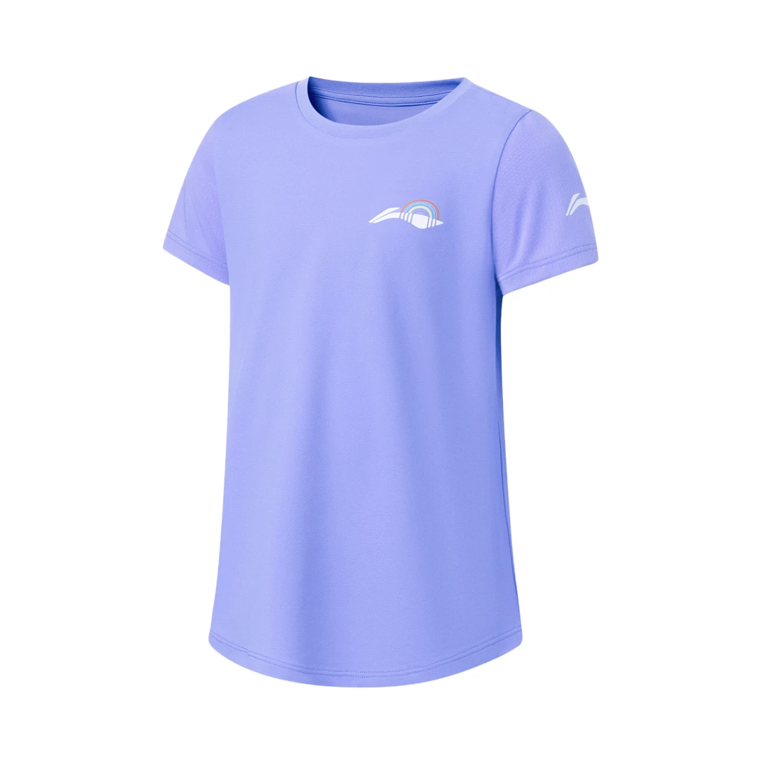 LI-NING/李宁李宁女小大童综合体能系列排湿速干短袖T恤092-6
