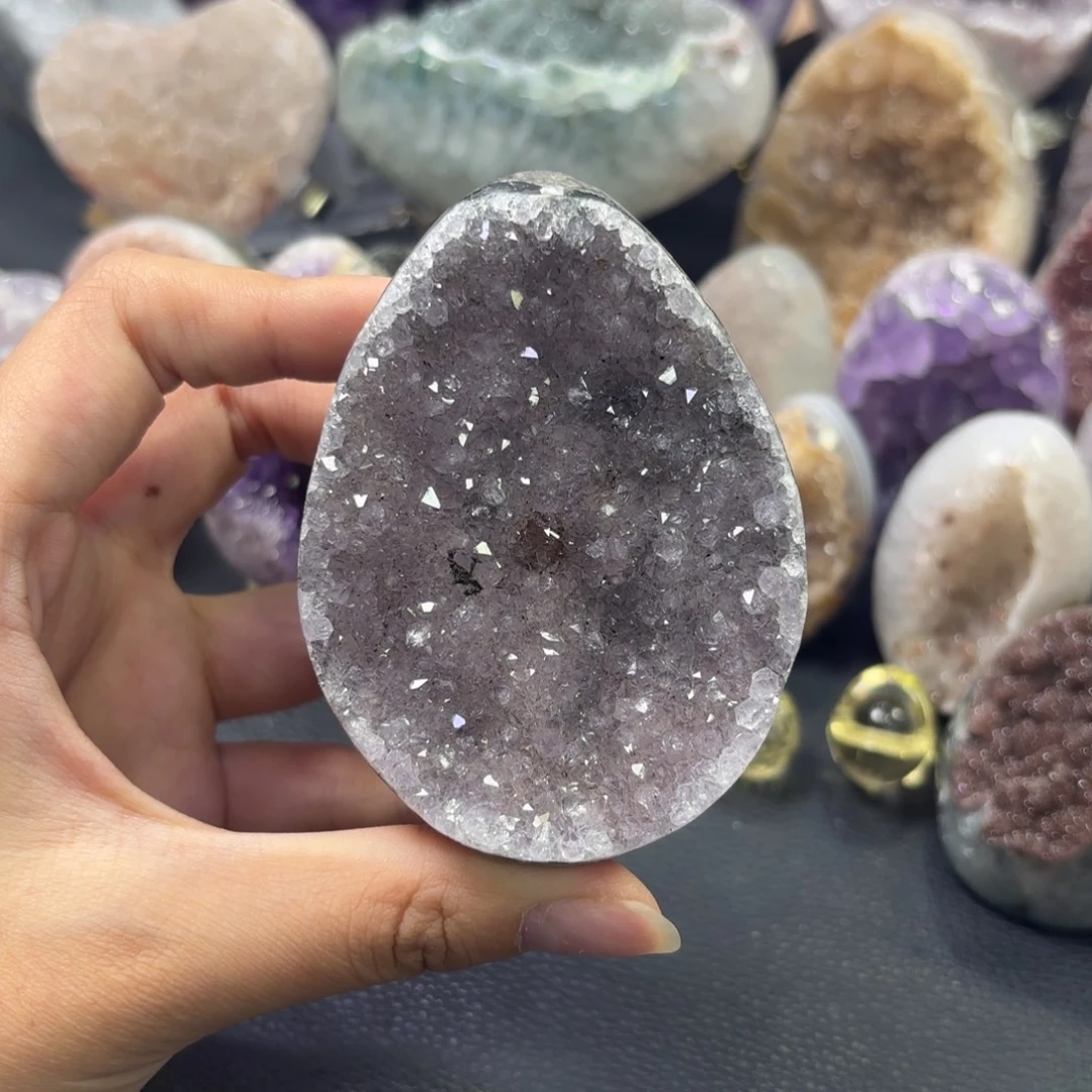 大型摆件（非配饰）未镶嵌紫晶龙蛋