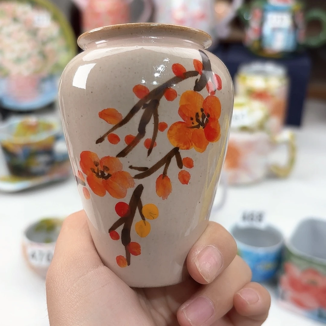 景德镇手绘高温釉下彩陶瓷茶具