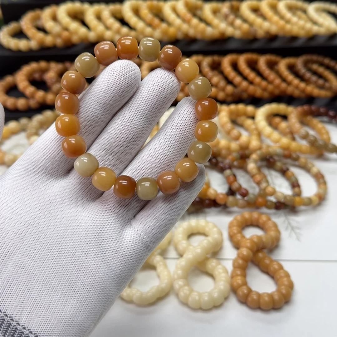 手串菩提根/象牙果11*12鬼工5年