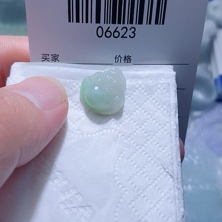 翡翠未镶嵌颈饰是