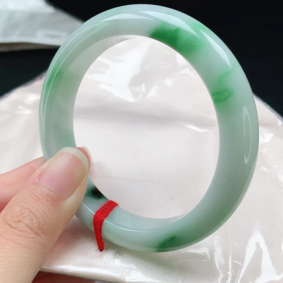 未镶嵌手镯翡翠57+圈1016