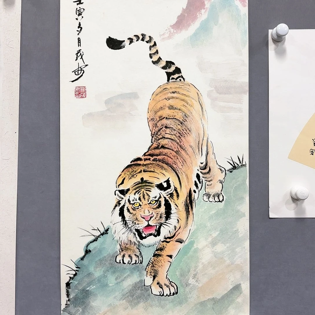国画国画纯手绘作品请放心去藏