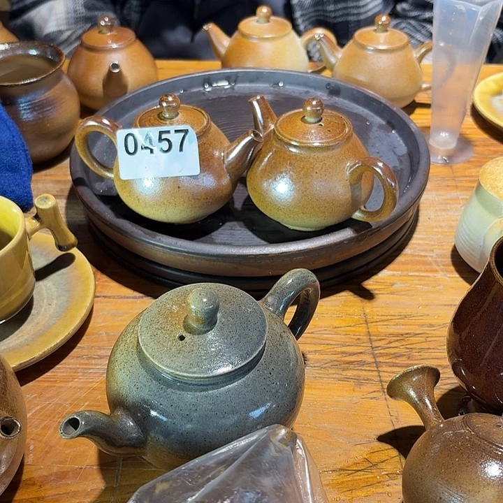 小***船陶0457手工制作壶