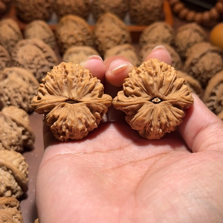 章***曦核桃手串/手链南疆41尺寸尖有浮黄有点磕碰