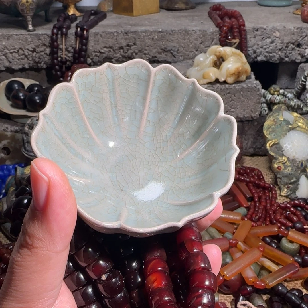 摆件妙**演富贵荣华瓷器摆件