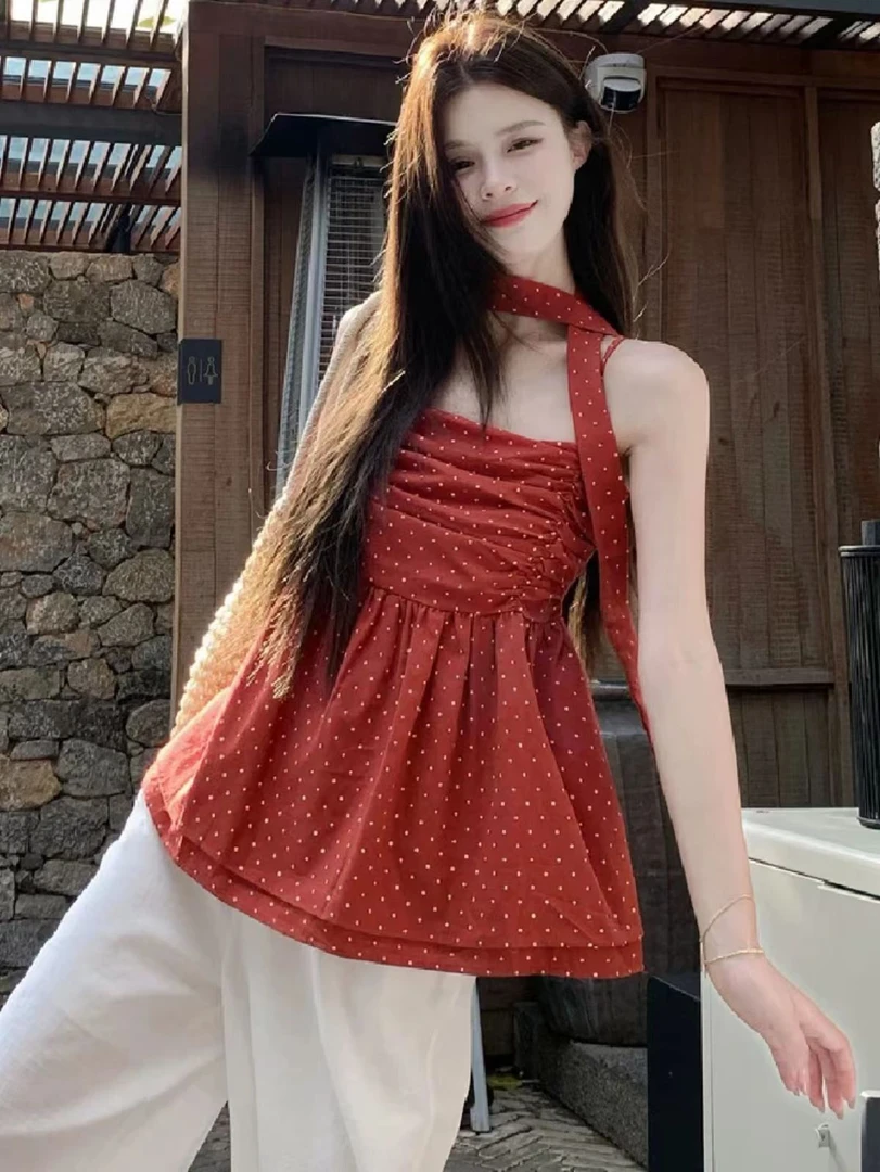 大码胖MM夏季新款韩系夏日绝美吊带背心+开衫