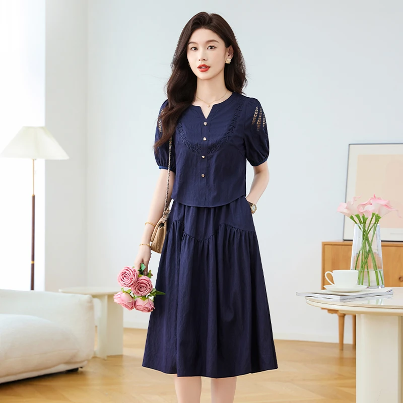 【连衣裙】优雅气质时尚高端大气显瘦连衣裙-25686-q