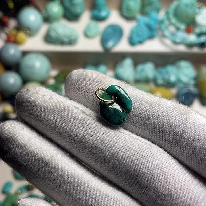 绿松石未镶嵌绿松石侧挂2