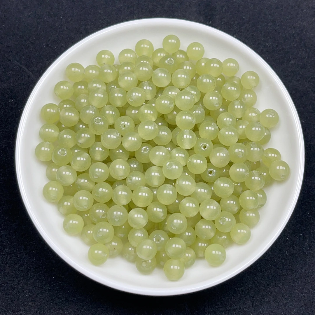 和田玉晴水N182卡6mm30颗