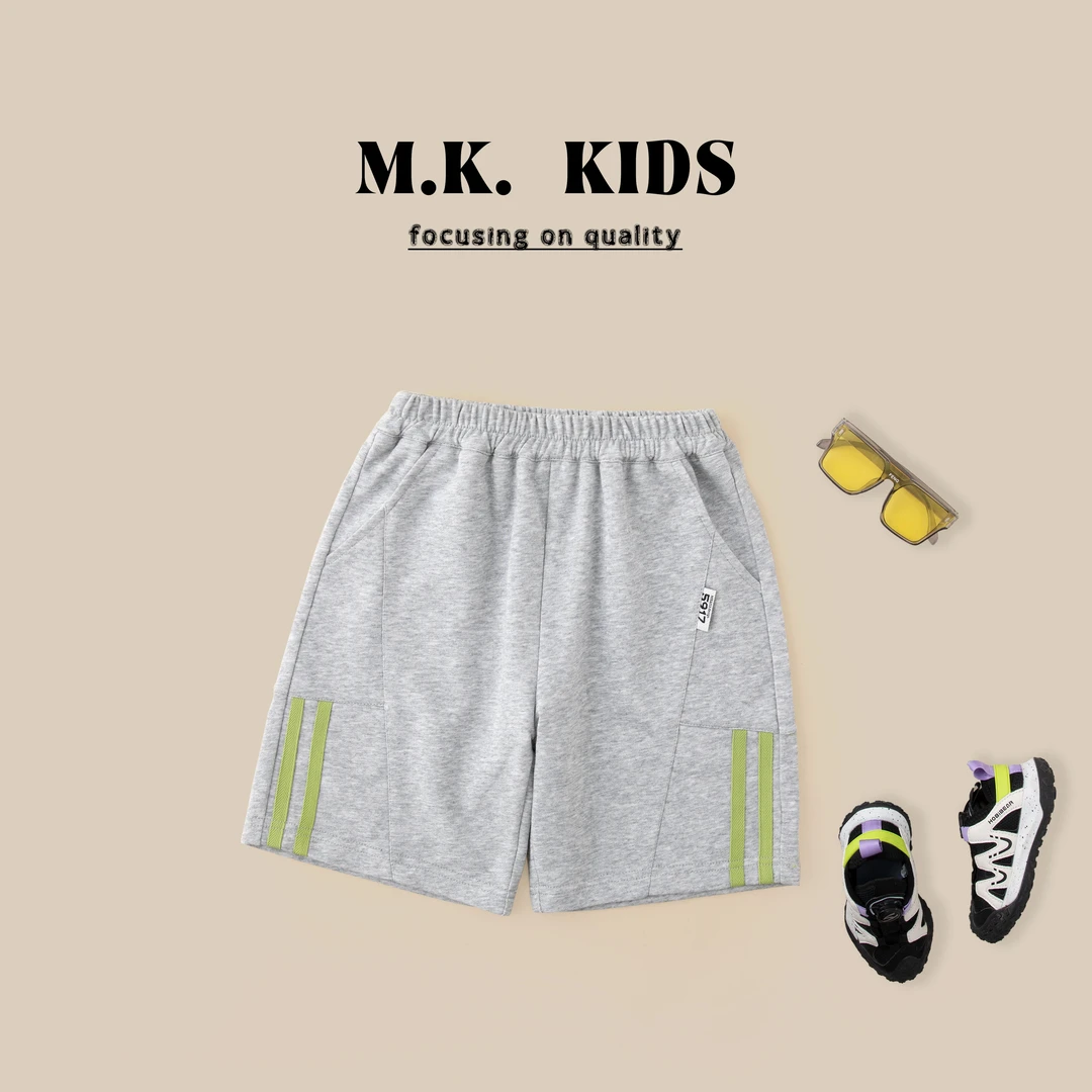 儿童夏款短裤2025新款男童潮流时尚五分休闲裤XA8412华子童装