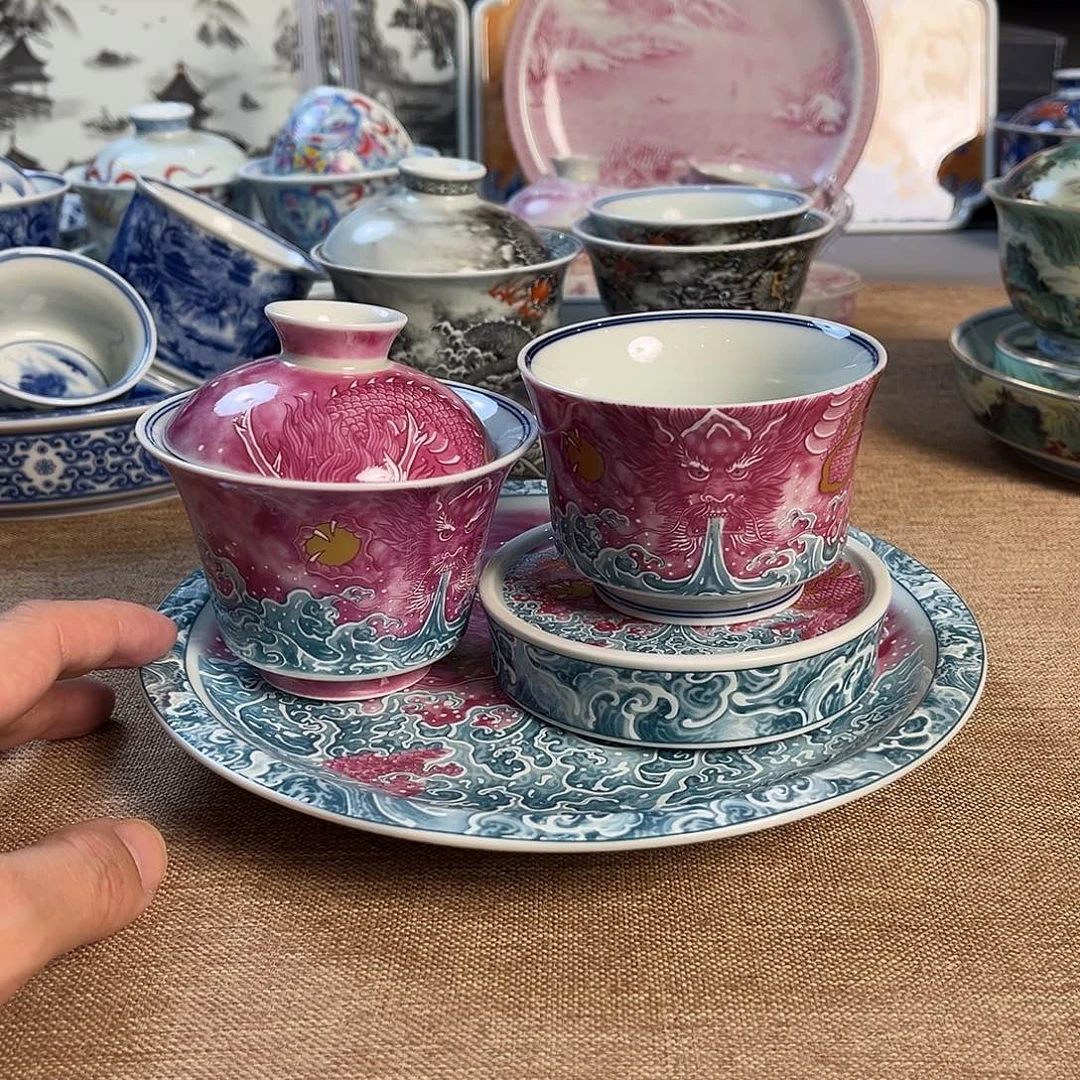 高温瓷景德镇釉下彩