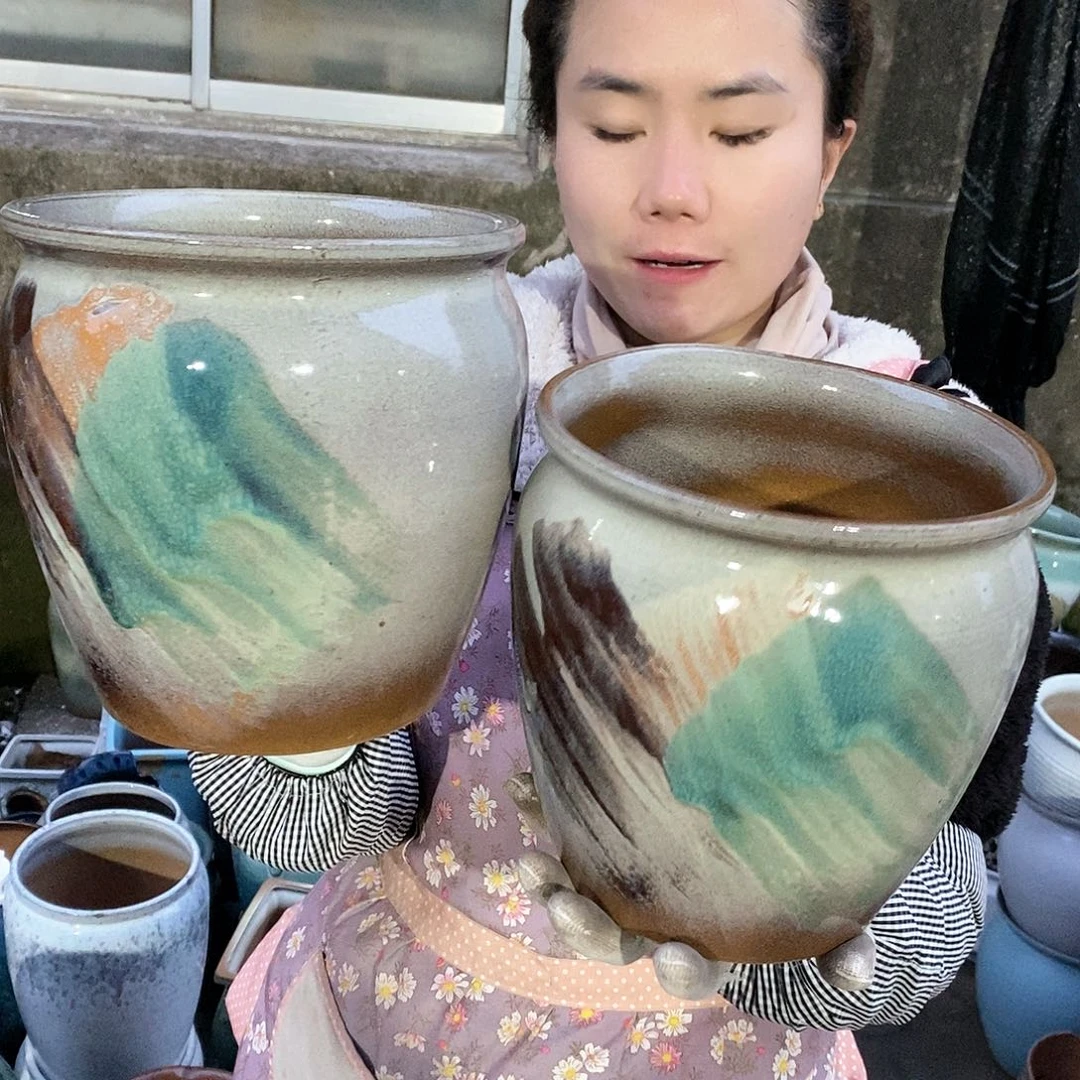 紫砂花盆正品口20高20