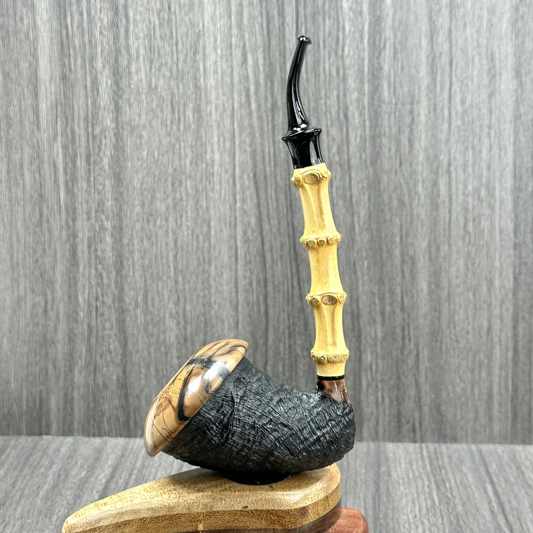 A.Pen‘kov俄罗斯彭科夫葫芦斗喷砂葫芦竹节烟斗进口石楠木手工斗