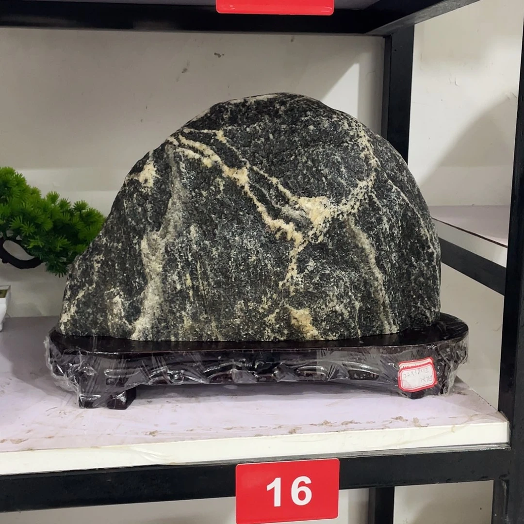 L***e石材靠山石平安石摆件