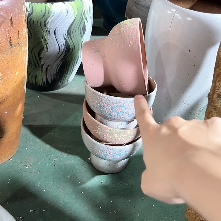 紫砂花盆次品颜色随机发