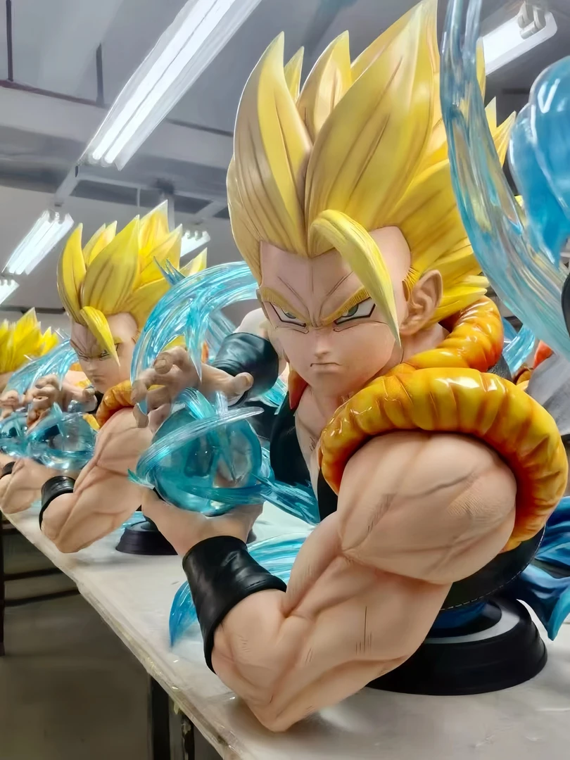 AAS悟吉塔半身胸像1/1日漫龙珠超级赛亚人合体GK雕像树脂手办模型