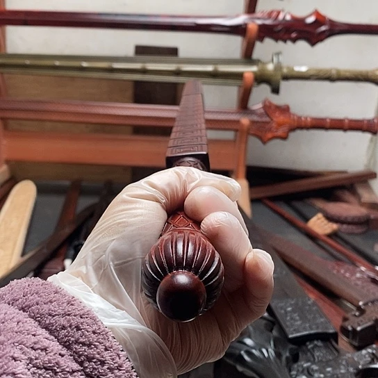 紫檀木木木80长打神鞭