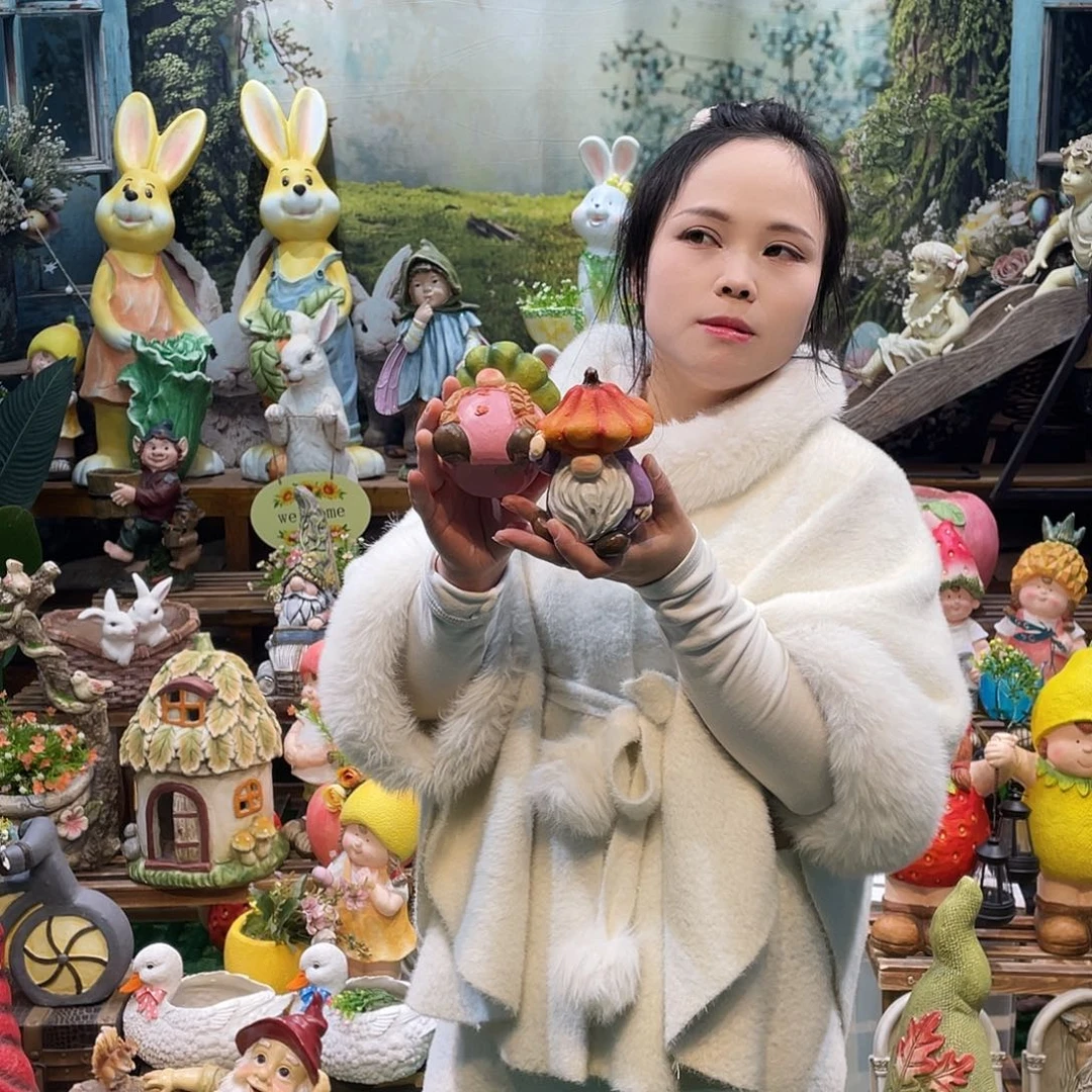 摆件花园摆件红红火火